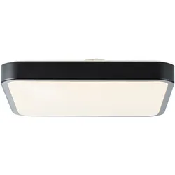 Brilliant LED Deckenleuchte Slimline Square schwarz 24W Warm-Tageslichtweiß mit ...