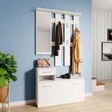 Vicco Garderobe-Set Billy weiß