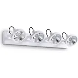 Ideal Lux Glim 4-flammig weiß Metall
