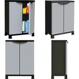 Kunststoffschrank 68x39x92 Cm - Aufbewahrungsbox - Garderobe - Regal - Werkzeugschrank - Kunststoffeinrichtung - Home & Living