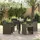 vidaXL Garten Essgruppe 5-tlg. Grau
