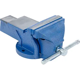 BGS Schraubstock Holz/Metall/Stahl/Grauguss 150 mm blau