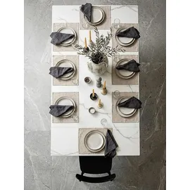 KADIMA DESIGN Esszimmertisch 180 x 76 x 90 cm weiß