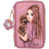 DEPESCHE TOPModel 3-Fach Federtasche Floral