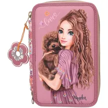 DEPESCHE TOPModel 3-Fach Federtasche Floral