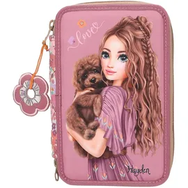 DEPESCHE TOPModel 3-Fach Federtasche Floral