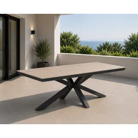 Gardissimo Armati Gartentisch 220 x 100 x 74 cm Grau