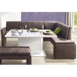 exxpo - sofa fashion Eckbank »Cortado«, Frei im Raum stellbar, braun, Sitzbänke, 87902105-0 B/H/T: 157 cm x 89 cm x 244 cm