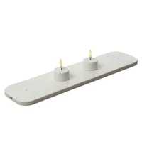 uYuni LED Mini Teelichter 2 St. weiß