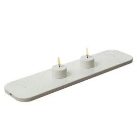 uYuni LED Mini Teelichter 2 St. weiß