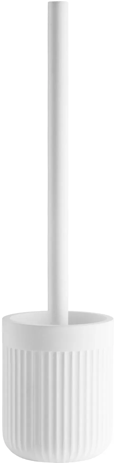 Beslagsboden WC-Garnitur Wave Polyresin Weiß