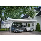 Kiehn-Holz Doppelcarport KH 310 6,34 x 5,04 m weiß