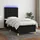 vidaXL Boxspringbett 100 x 200 cm Schwarz