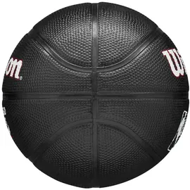 Wilson NBA Team Tribute Mini Basketball Schwarz 3