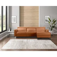 Places of Style Ecksofa Lund, mit man. o. elektr. Relaxfunktion und USB Kopfteilverstellung, braun