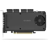 ICY Dock Adapter Card 4-Bay M.2 NVMe SSD zu PCIe 4.0 x 16