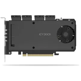 ICY Dock Adapter Card 4-Bay M.2 NVMe SSD zu PCIe 4.0 x 16