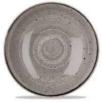 Churchill Schale Super Vitrified Stonecast Peppercorn Schale, 18,2 cm, 12, Porzellan schwarz