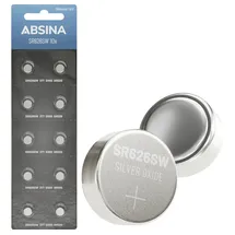 Absina Knopfzelle 377 1.55 V 10 St. Silberoxid