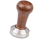 Motta Metallurgica Motta Flachpresspresse, 51 mm, brauner Griff, Aluminium