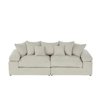 smart Big Sofa  Lionore ¦ beige ¦ Maße (cm): B: 242 H: 86 T: 121.0