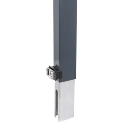 Gust. Alberts GmbH & Co. KG Zaunerhöhung Erhard inkl. Klemmlasche anthrazit, 800 mm