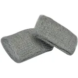 Nespoli Stahlwolle-handpads Feinheitsgrad 2, 2 Stück Schleifwerkzeug & -papier