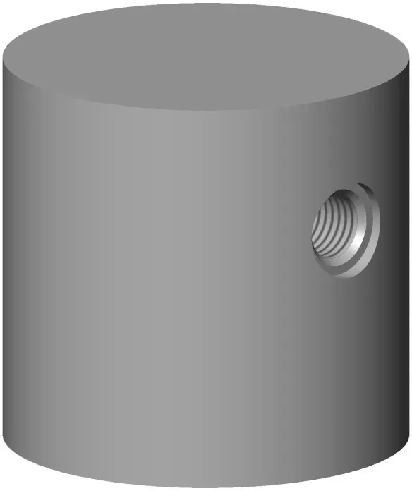 Dornbracht Griff Ersatzteile 092088042 D. 26 x 25 mm Dark Platinum gebürstet 092088042-99