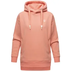 NAVAHOO Damen Kapuzensweatshirt Kuscheliger Hoodie mit Oversize Look Silberengelchen