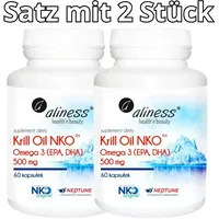 Aliness Krill Oil NKO Omega-3 500 mg Kapseln 60 St.