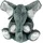 Kong Comfort Kiddos Jumbo Elephant Kuscheltier - Grey - XL