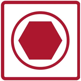 Gedore Werkzeugsatz SCHRAUBER 57-tlg. im Werkzeugkoffer rot