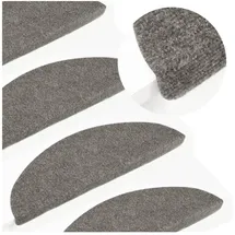 vidaXL Stufenmatte 25,5 x 68,5 cm Grau