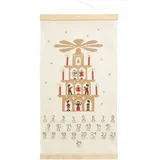 Rico Design Stickpackung Gezählter Kreuzstich, Adventskalender