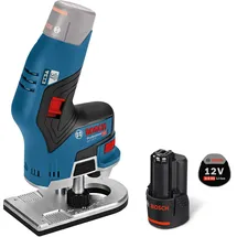 Bosch GKF 12V-8 inkl. 1x 3,0 Ah Akku / 2x Fräser