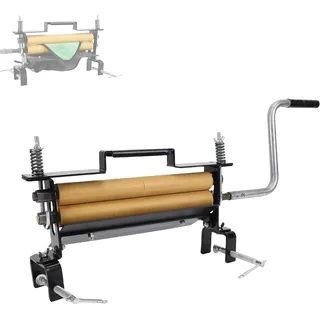 Handkurbel-Wäschepresse, tragbarer Wäscheschleuder, robuste manuelle Wäschepresse mit hochdichten Gummiwalzen, entfernt 95% des Wassers, für Autowäsche, Camping, Wohnmobilausflüge