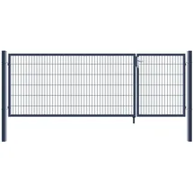 Home Deluxe Doppelflügel Gartentor Aditus 120 x 350 cm anthrazitgrau