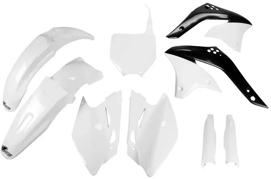 Ufo Kawasaki Kxf 450 2006-2006 Kakit205f-047 Fork Protectors & Plastikbausatz - White - One Size