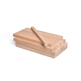 Metrie 36 Stück Holzbausteine Rechteckleiste 26 cm
