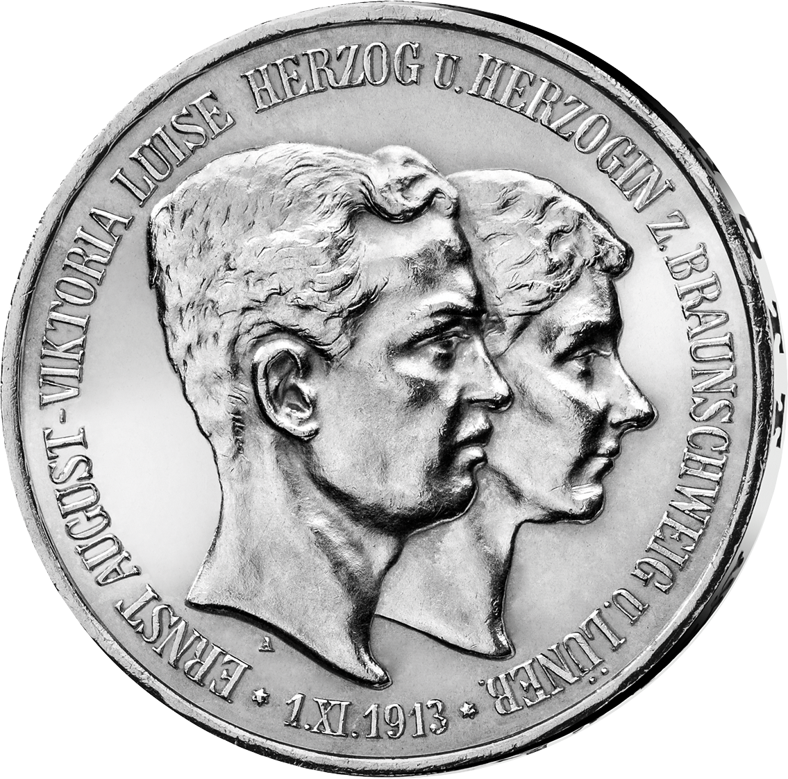 3-Mark-Silbermünze Braunschweig-Lüneburg