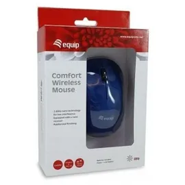 Equip kabellose Komfort-Maus Blau
