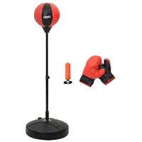 vidaXL Punchingball mit Ständer, Handschuhen & Pumpe 81-122 cm