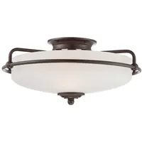 Elstead Lighting Griffin Deckenleuchte bronze Quoizel QZ-GRIFFIN-F-PN