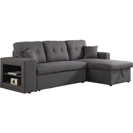 habitat garten Eckcouch Grau 3-Sitzer