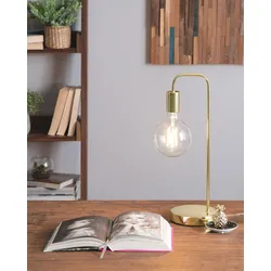 Schreibtischlampe gold 48 cm rund SAVENA