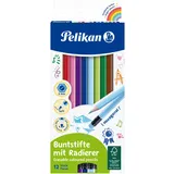 Pelikan Radiergummi Mehrfarbig 12 St.