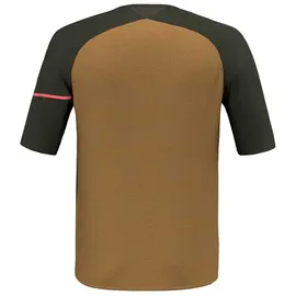 Salewa Vento Alpine Merino Kurzarm-t-shirt Golden Brown S