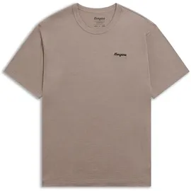 Bergans Logo Merino Tee beige L