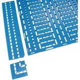 COBA Europe Kante Polyethylen 0,6 m x 112 mm x 25 mm blau