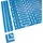 COBA Europe Kante Polyethylen 0,6 m x 112 mm x 25 mm blau